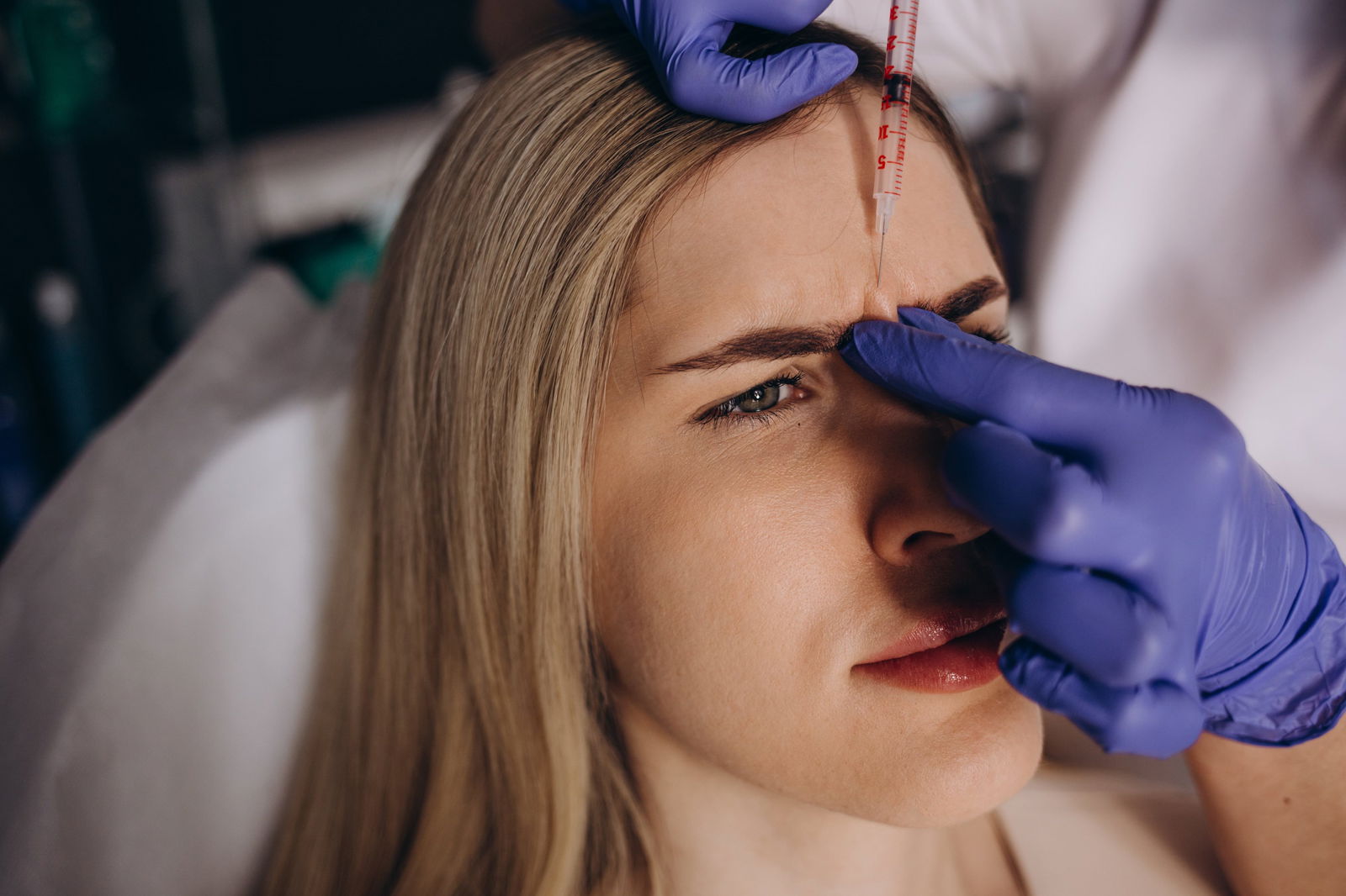 Frons injectie met botox