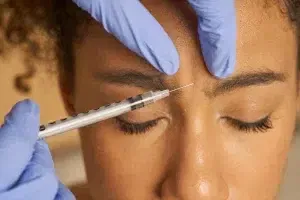 Botox injectie fronsrimpel